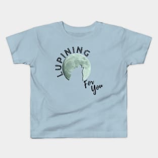 Lupining for you design with black text 3d moon (MD23QU001b) Kids T-Shirt